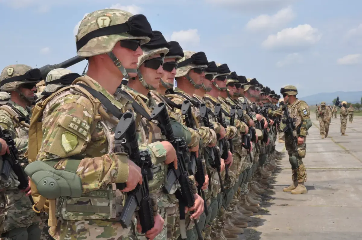 Военнослужащие грузинской армии. Фото: Flickr/U.S. Army Europe