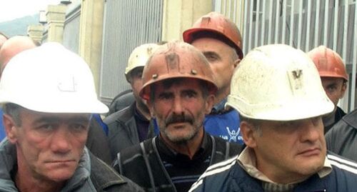 Грузинские шахтеры. Фото Беслана Кмузова для "Кавказского узла"