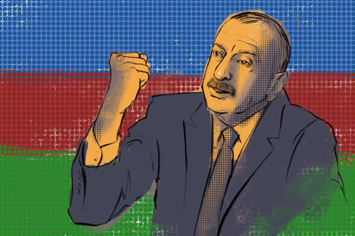 Ильхам Алиев. Иллюстрация Мейдан ТВ Ильхам Алиев. Иллюстрация Мейдан ТВ