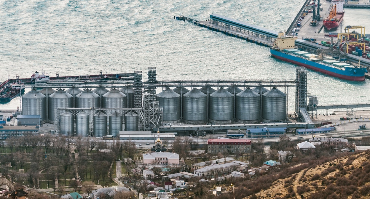 Зерновой терминал в Новороссийске. Фото: АО «Зерновой терминал «КСК» (АО «КСК») https://www.gt-ksk.com/press/media/