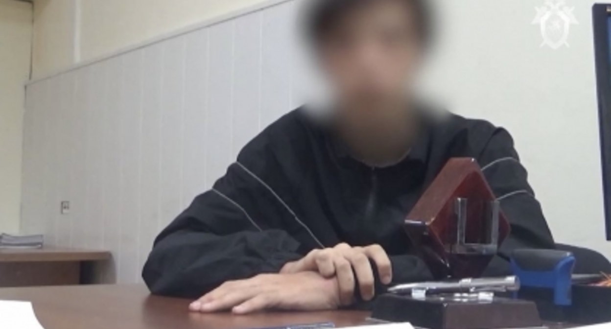 Задержанный подросток. Фото: https://stavropol.sledcom.ru/news/item/1983812/