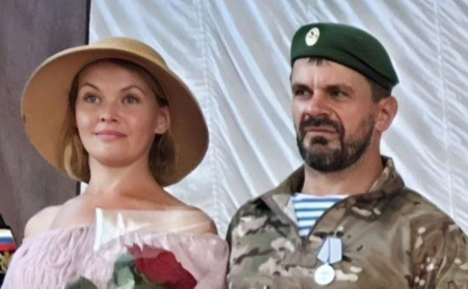 Сергий Вайда с женой. Скриншот фото из  Telegram-канала "Записки провинциального священника" от 15.05.25, https://t.me/zApiskistranika/6292