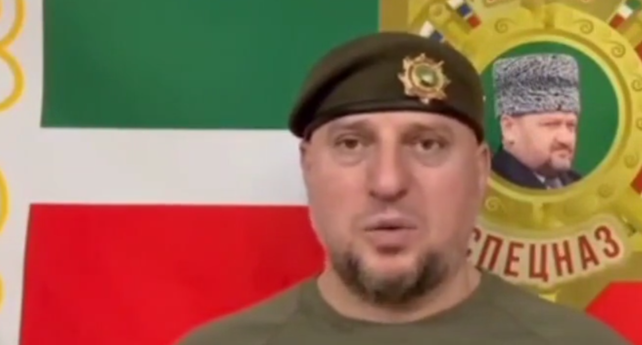 Апти Алаудинов. Стоп-кадр видео из его Telegram-канала от 04.06.25, https://t.me/AptiAlaudinovAKHMAT/11142