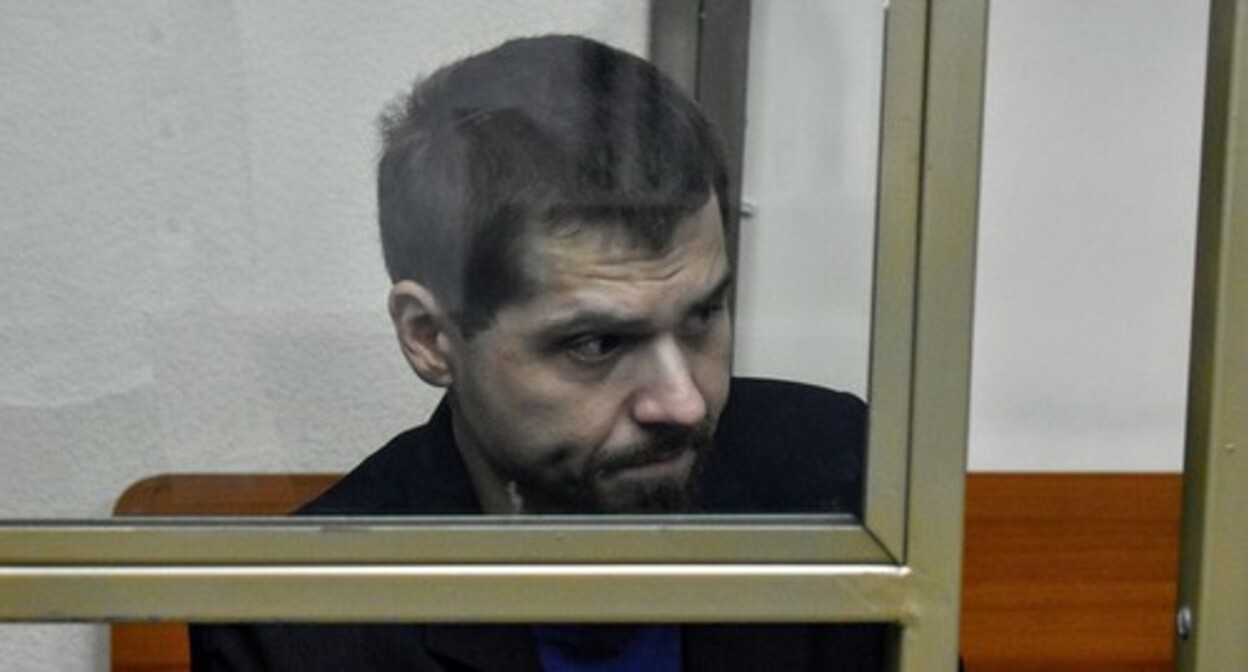 Валерий Клименченко в Южном окружном военном суде. Фото Константина Волгина для "Кавказского узла"