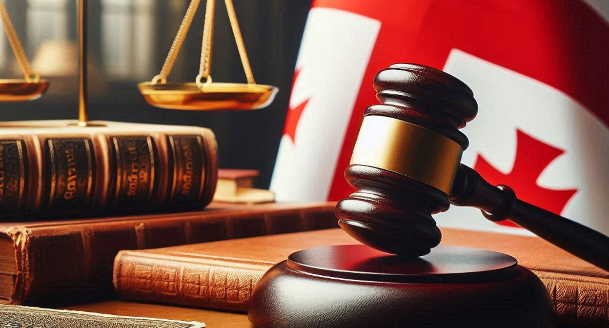 Суд в Грузии. Иллюстрация создана «Кавказским узлом» с помощью ИИ в программе Copilot