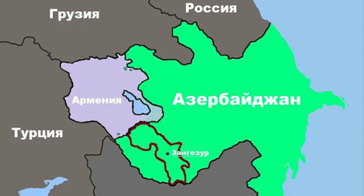 Зангезурский коридор. Фото: https://www.youtube.com/watch?v=R8IV58Xxx-s