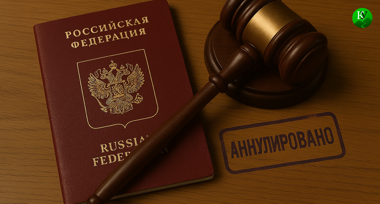 Паспорт аннулирован. Иллюстрация создана «Кавказским узлом» с помощью ИИ в программе Copilot