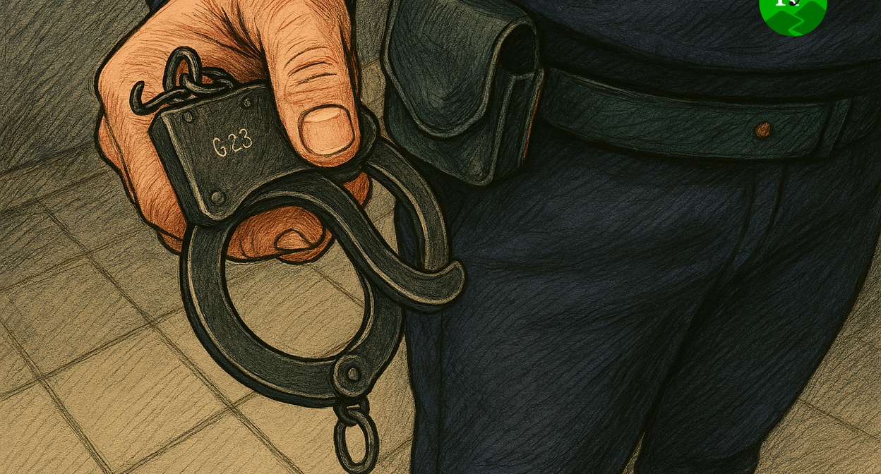Наручники. Иллюстрация создана «Кавказским узлом» с помощью ИИ в программе Copilot